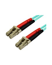 StarTech.com 7m OM4 LC auf Multimode Duplex LWL Patchkabel Türkis 50/125 - 40 Kabel Netzwerk Multimode-Faser 7 m low-smoke zero-halogen Glasfaser Blau (450FBLCLC7)
