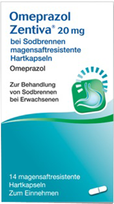 Zentiva Pharma GmbH OMEPRAZOL Zentiva 20 mg bei Sodbrennen 14 St 10541926