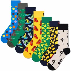Happy Socks 7er Pack Unisex Socken - Geschenkbox, gemischte Farben 7 Days 3 / 36-40