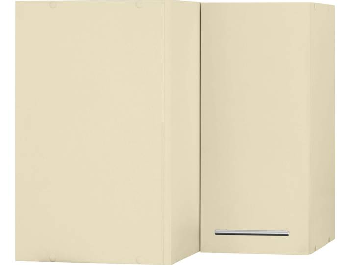 Eckhängeschrank WIHO KÜCHEN Unna , beige (front und korpus: magnolia), B:60cm H:56,5cm T:35cm, Schränke, Eckhängeschrank, 60 cm breit