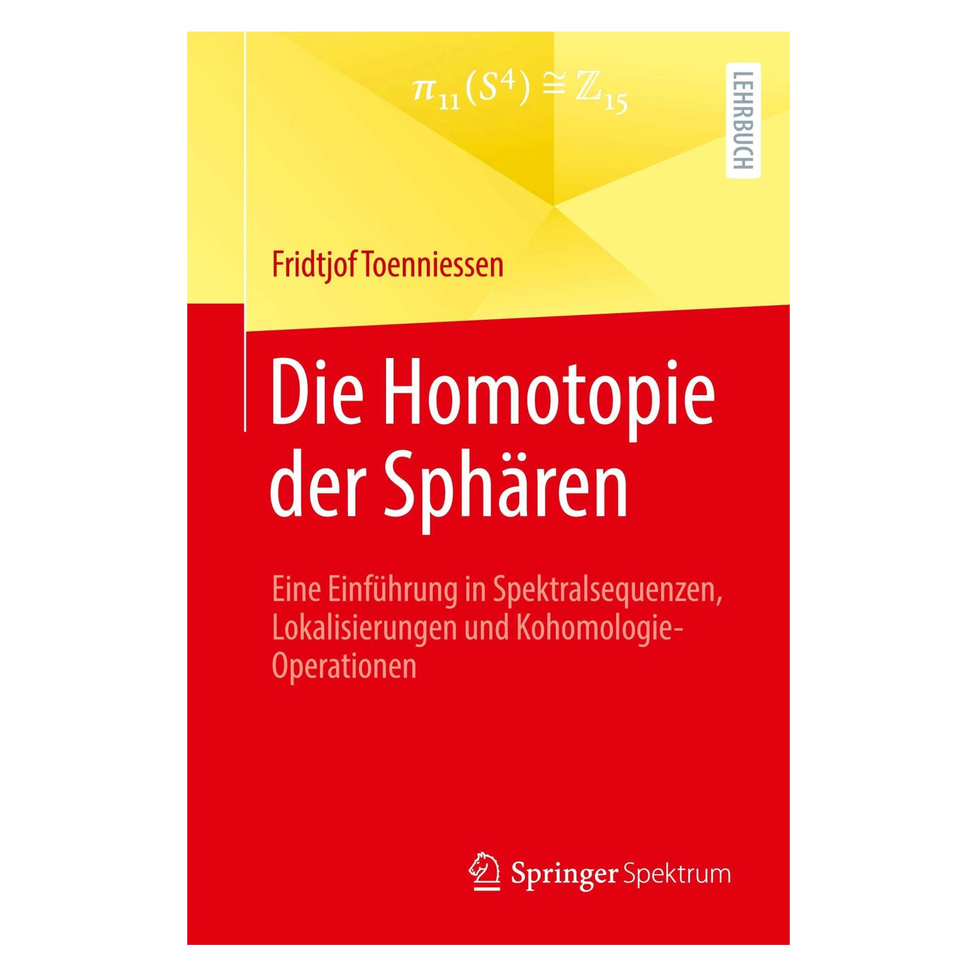 Springer Fridtjof Toenniessen (Deutsch, Softcover, Fridtjof Toenniessen) (39593019)