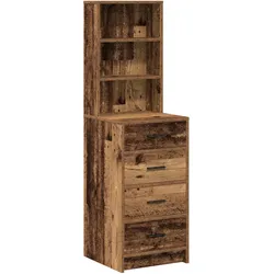 vidaXL Highboard Altholz 40x41x135 cm Holzwerkstoff