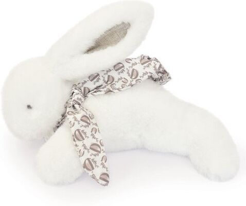 Lapin DOUDOU : Peluche lapin Blanc 25 cm - Doudou et Compagnie