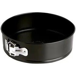 Quid Kuchenspringform Sweet Grey Schwarz Metall 28 x 6,8 cm, Backform, Schwarz, Grau
