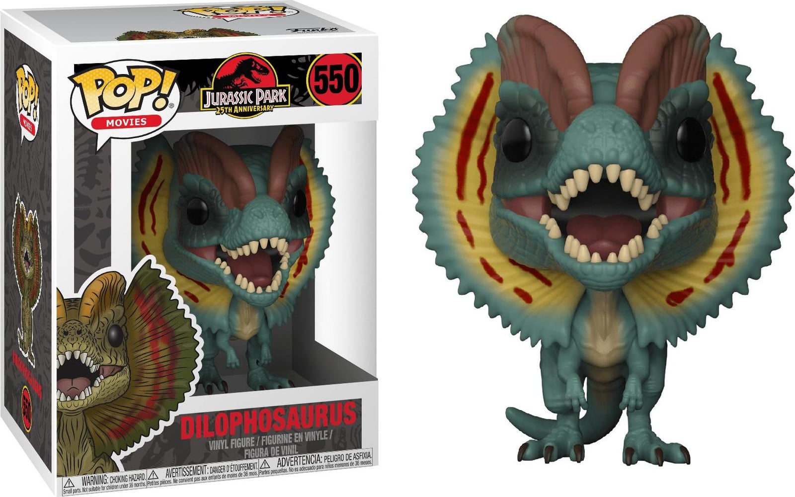 Funko Pop! Jurassic Park Dilophosaurus 550 Vinyl figuur