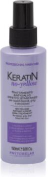 Phytorelax Laboratories Keratin No-Yellow spray para neutralizar os tons amarelados 150 ml. Keratin No-Yellow