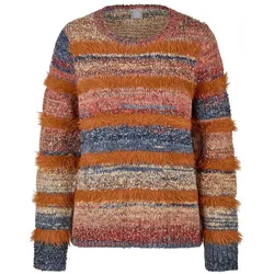Rundhals-Pullover Rabe braun, 50