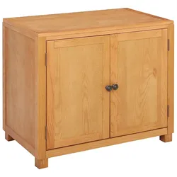 Helloshop26 - Moderner rechteckiger Aufbewahrungsschrank 78 x 50 x 70 cm großes Fassungsvermögen elegantes Design aus braunem Holz 02_0058222