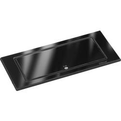 EVOline 1592.7100.2100 Einbau-Steckdosenleiste 2fach Schwarz (glänzend), Glas Schutzkontakt 1 St.