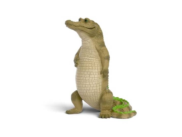 schleich DIE SCHULE DER MAGISCHEN TIERE Rick 14913 5 x 9 x 6 cm Tierfigur Krokodil aus dem Film detailgetreue Sammelfiguren Geschenk für Kinder & Sammler ab 3 Jahre