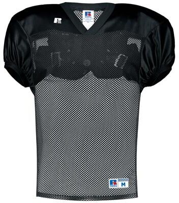 Russell Athletic S096BM Stock Practice Jersey T-Shirt in Black size Medium   Polyester