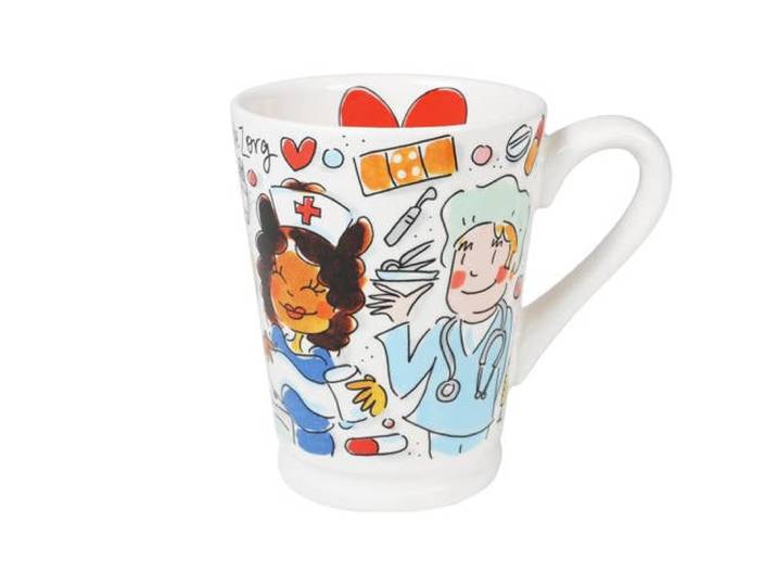 Blond Amsterdam XL beker Hart Voor De Zorg (Ø10 cm) (500 ml)