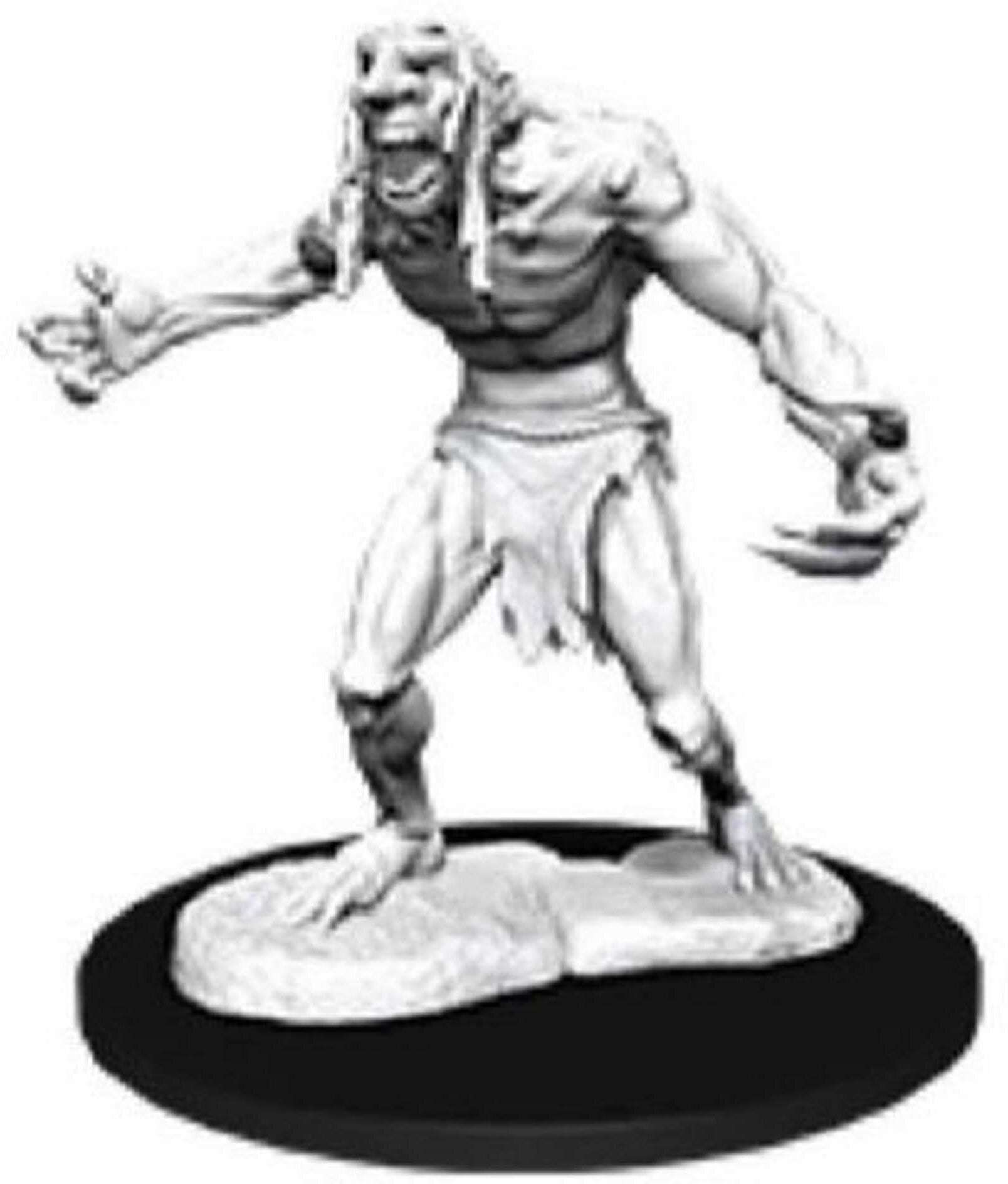 Wiz Kids LLC D&D; Nolzur's Marvelous Miniatures: Raging Troll, Unpainted Dungeons & Dragons Miniature for Painting and Tabletop Gaming