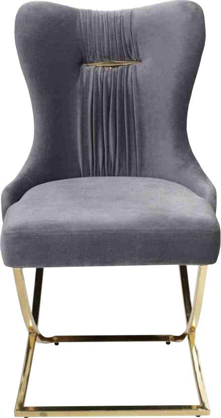 Moderne luxe fauteuil voor de woonkamer en eetkamer, grijs