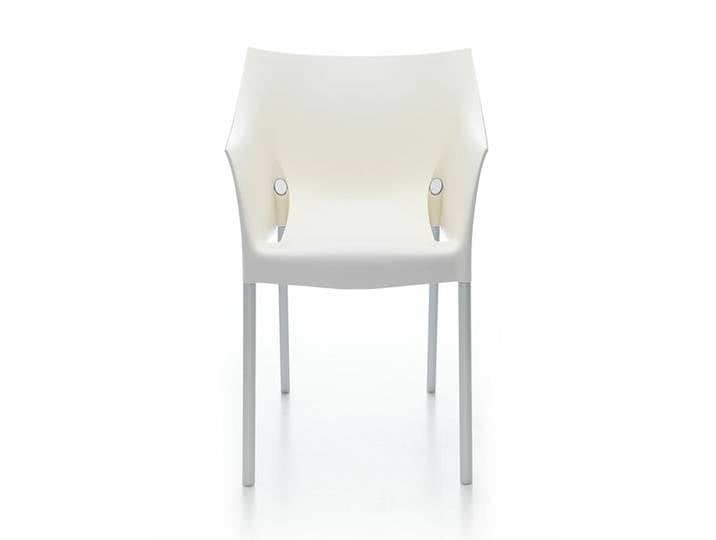 Kartell Stuhl Dr. No weiß, Designer Philippe Starck, 51.5x78.5x66 cm