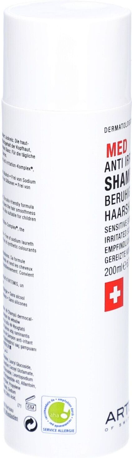 ARTEMIS of Switzerland Artemis MED Anti Irritation Shampoo 200 ml