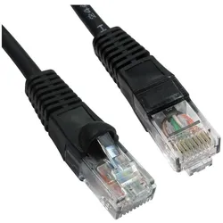 Cables Direct CDL 30MTR CAT 6 UTP LSOH - BLACK (UTP, CAT6, 30 m), Netzwerkkabel