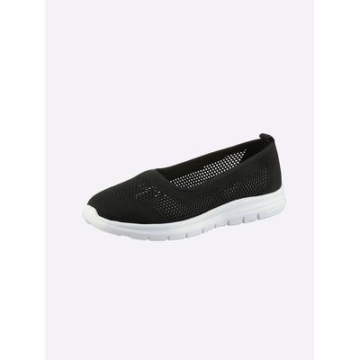 Ballerina ANDREA CONTI, Damen, Gr. 40, schwarz, Textil, Schuhe Ballerina