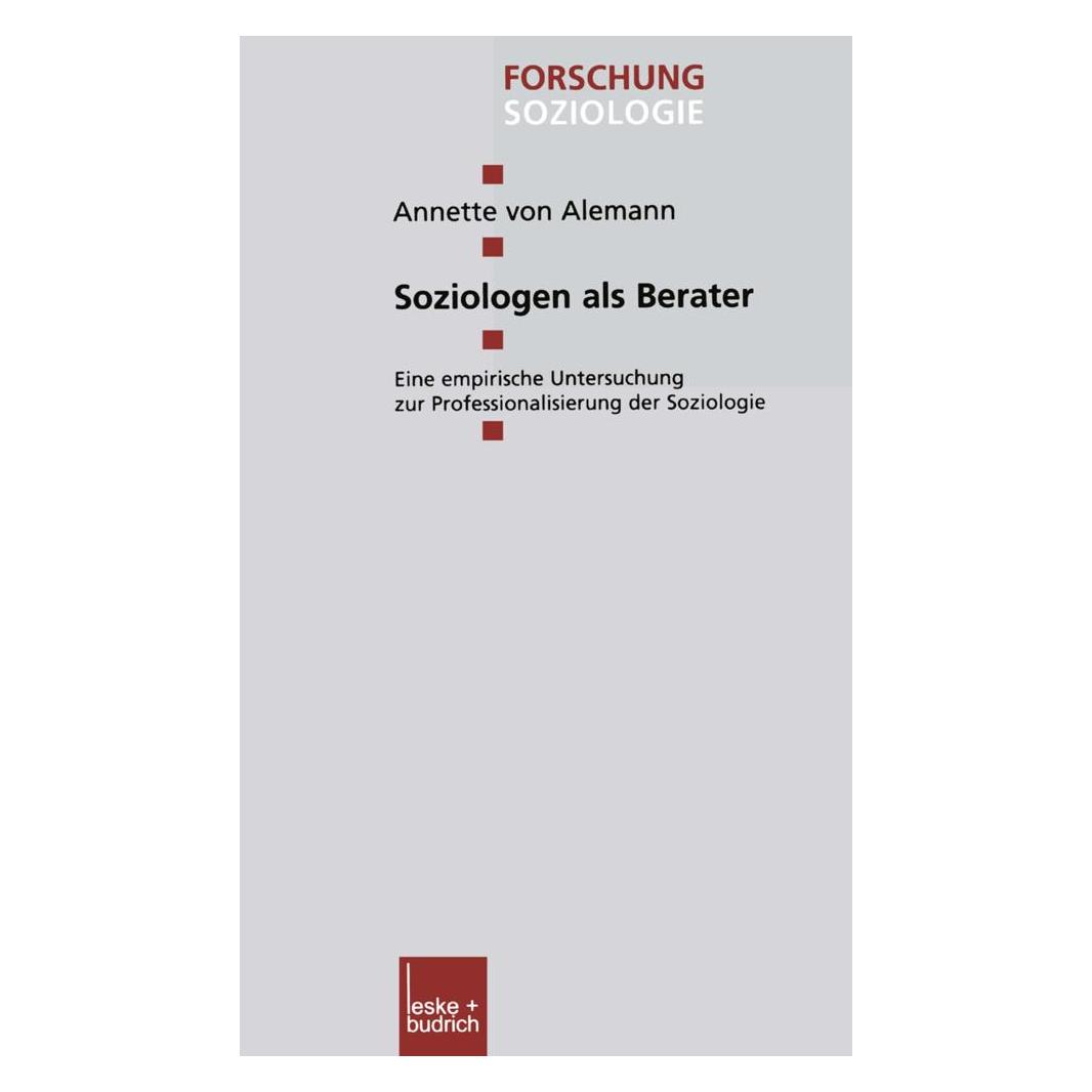 VS Soziologen als Berater (Deutsch, Annette Alemann, 2012) (55526613)