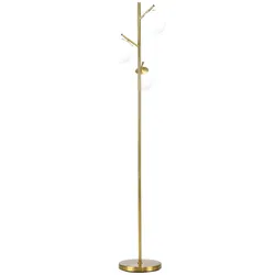 HOMCOM - Stehlampe - Ø27 x 169H cm - gold