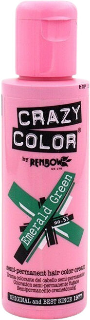 Crazy Color Semipermanente Haarfarbe 100 ml 53 Esmerald Green