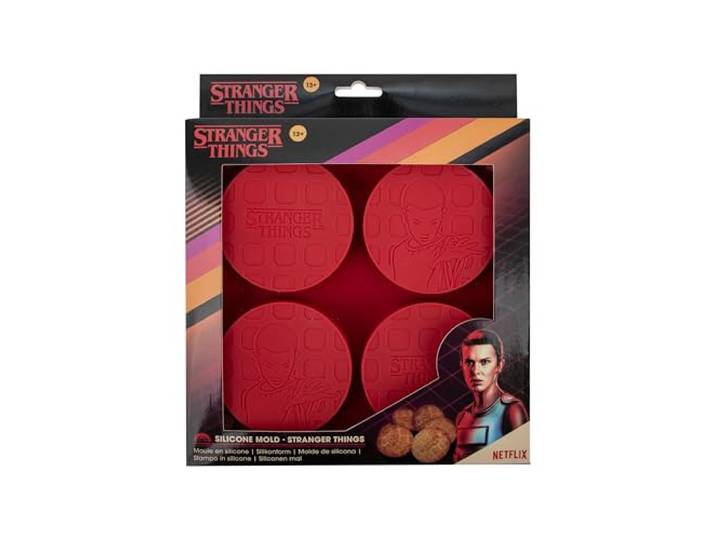 Cinereplicas Stranger Things Moule en silicone gaufré Eleven's – 22 x 22 x 2\,4 cm – Licence officielle