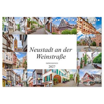 Neustadt an der Weinstraße Impressionen (Tischkalender 2027 DIN A5 quer), CALVENDO Monatskalender