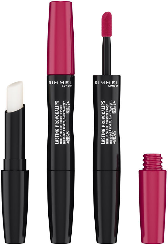 Rimmel London Lasting Provacalips lip colour transfer proof #310-pounting pink