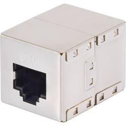 Renkforce RJ45 Netzwerk Adapter CAT 6 [1x RJ45-Buchse - 1x RJ45-Buchse] Metall RF-4212189