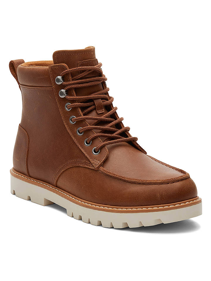 TOMS Leder-Boots "Palomar" in Hellbraun - 44