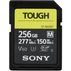 Sony SF-M Tough (256 GB, SDXC, U3, UHS-II), Speicherkarte, Schwarz