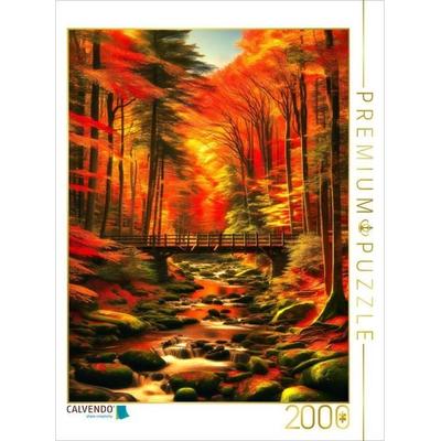 CALVENDO Puzzle Herbstwunder in New England | 2000 Teile Lege-Größe 90x67cm Foto-Puzzle für glückliche Stunden