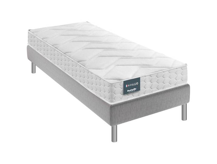 Ensemble Dunlopillo Aérial® 20 cm JONQUILLE, matelas, sommier, pieds 90x200