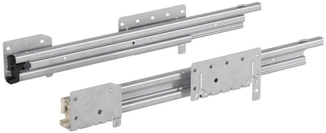 Hettich Tour d'appoint coulissant, sortie totale, Quadro Duplex 45 74865 acier (74865)