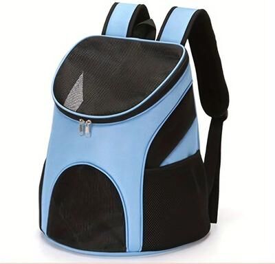 Uplift Treasures Breathable Mesh Dog Carrier Backpack blue xl