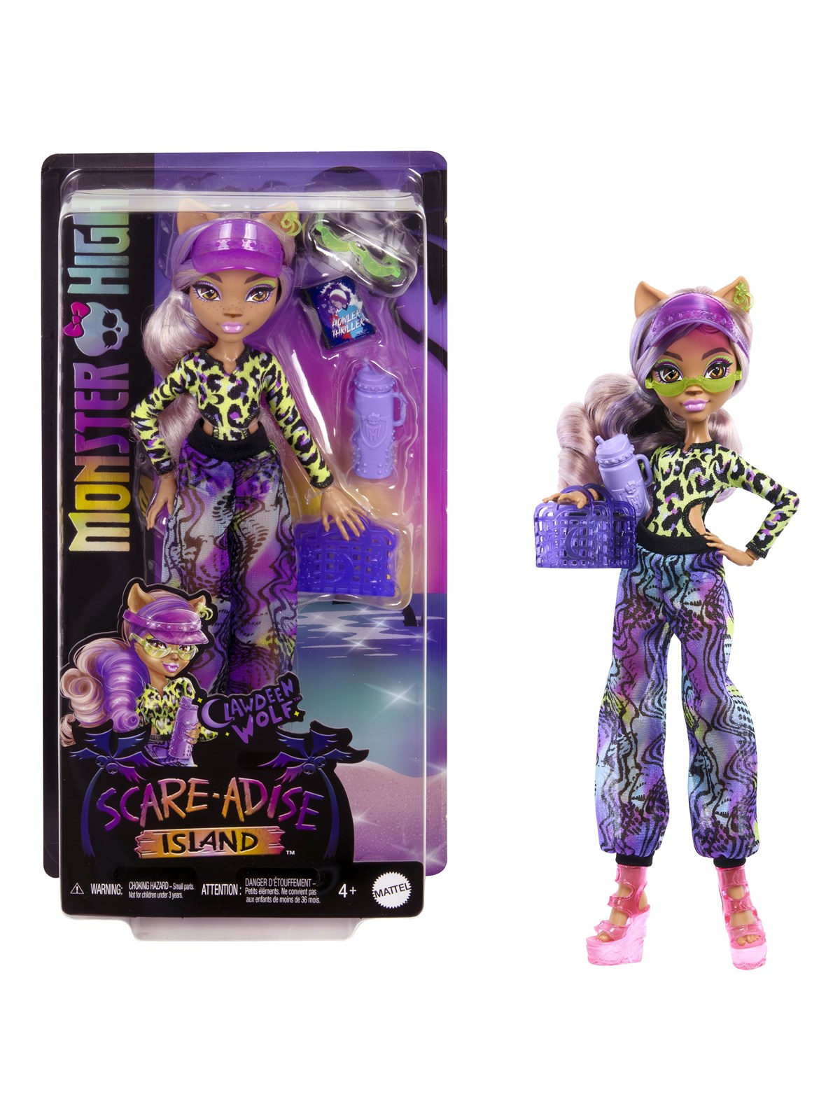 Monster High Scare-adise Island Clawdeen Puppe