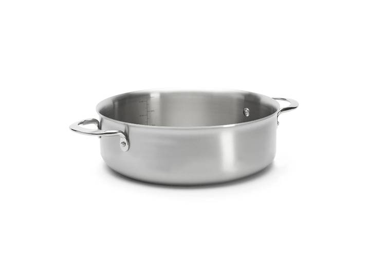 De Buyer Alchimy rak sauteerpan roestvrij staal Ø24 cm
