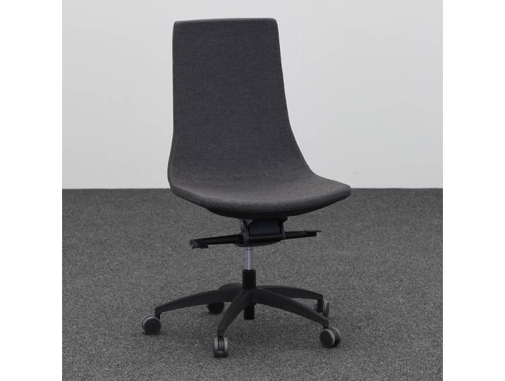 Bürodrehstuhl Narbutas North Cape ohne Armlehnen, Anthrazit, Neu, Ergonomischer Stuhl - ideal für flexibles Arbeiten