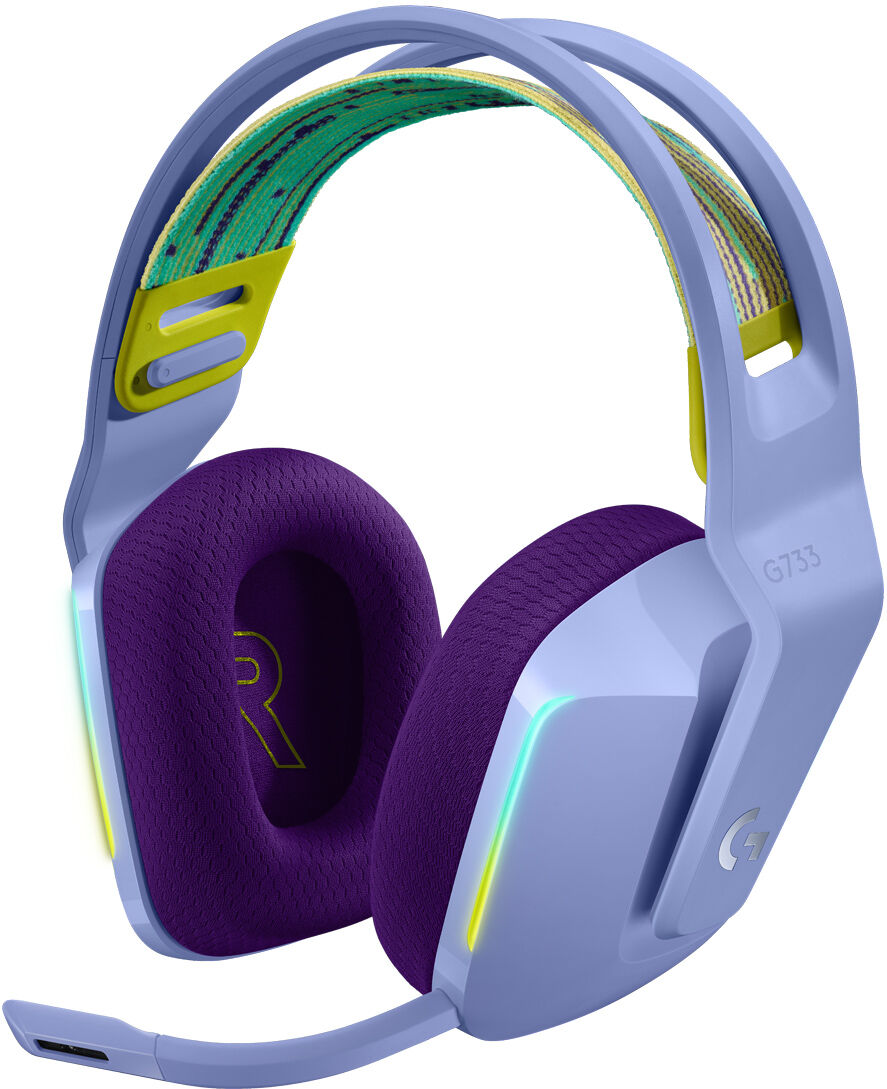 Logitech G733 Lightspeed Trådlöst Headset - Lilac