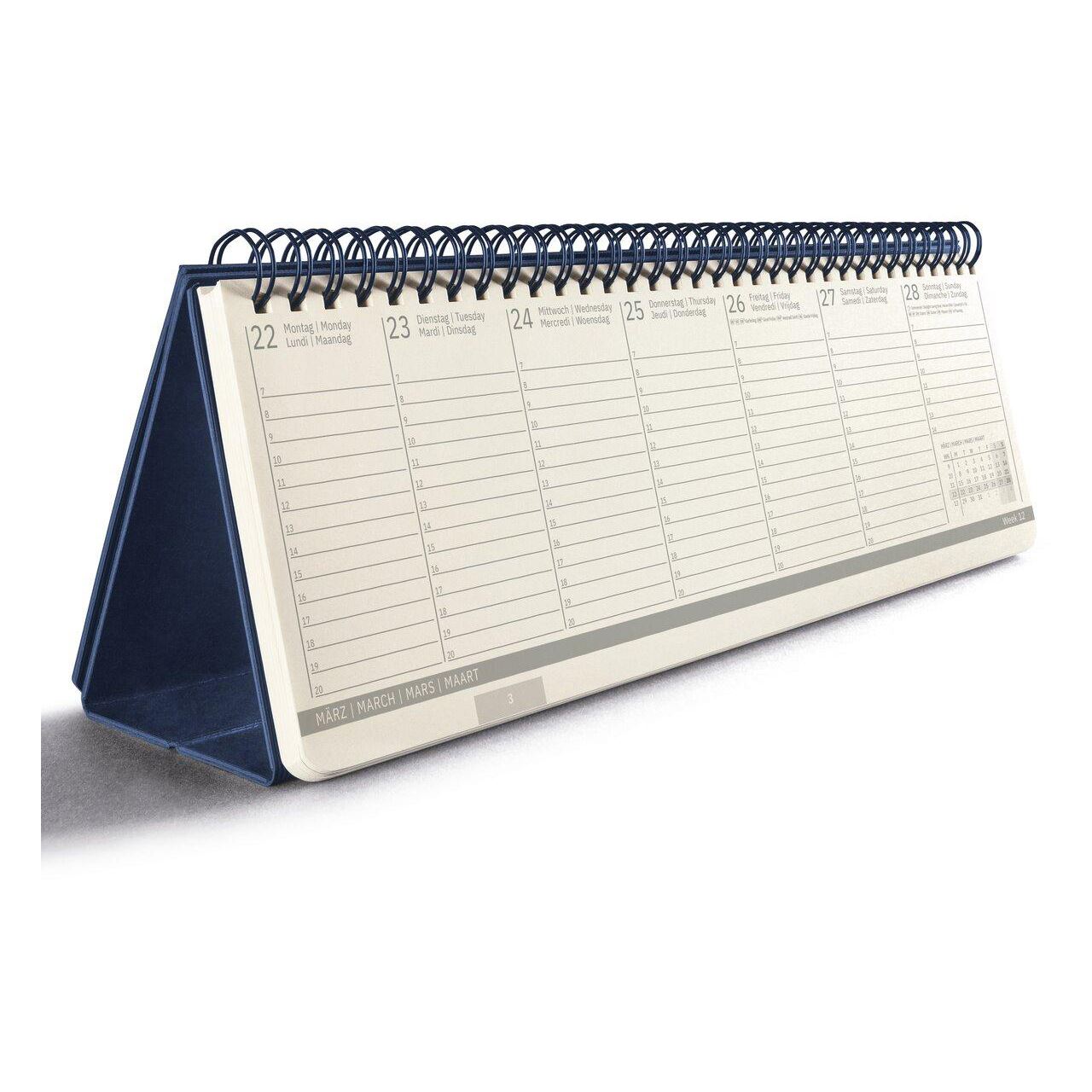 SIGEL Tischquerkalender Conceptum 2027 Hardcover dunkelblau 30x14,3cm 1 St. 30,0 x 14,3 cm