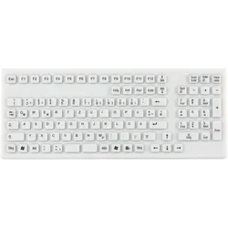 Gett TKG-106 Induproof smart classic (DE, Kabelgebunden), Tastatur, Weiss