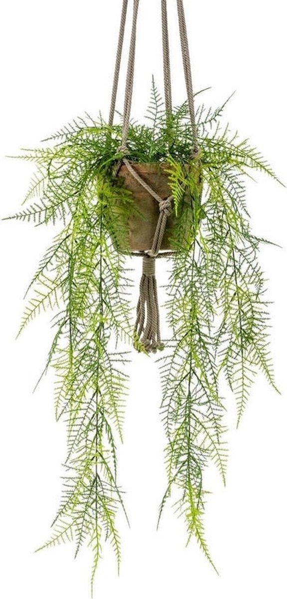 Kunsthangplant Varen in Oude Terracotta Pot - 80 cm