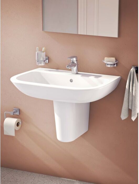 VitrA S20 Waschtisch 5504L003-0001 65 x 47 cm, weiß, Überlauf/Hahnloch mittig