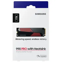 SAMSUNG SSD 990 PRO 1TB, M.2, Kühlkörper
