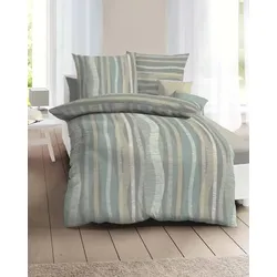 kaeppel Bettwäsche Satin Curvy khaki 155x200 cm + 80x80 cm