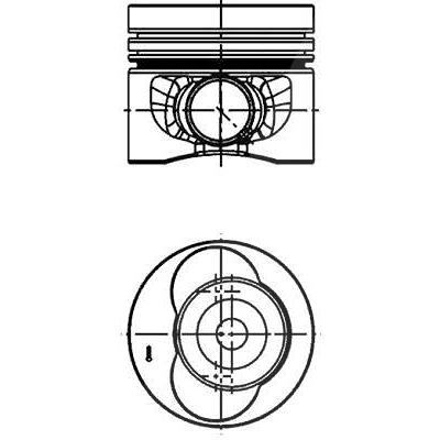 Kolbenschmidt Kolben [Hersteller-Nr. 40683610] für VW