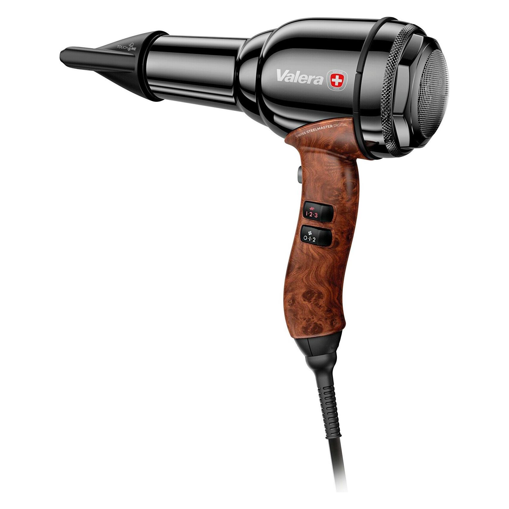 Valera Haartrockner Swiss Metal Master Digital Schwarz Chrom (2200 W) (SM 588.05 RC)