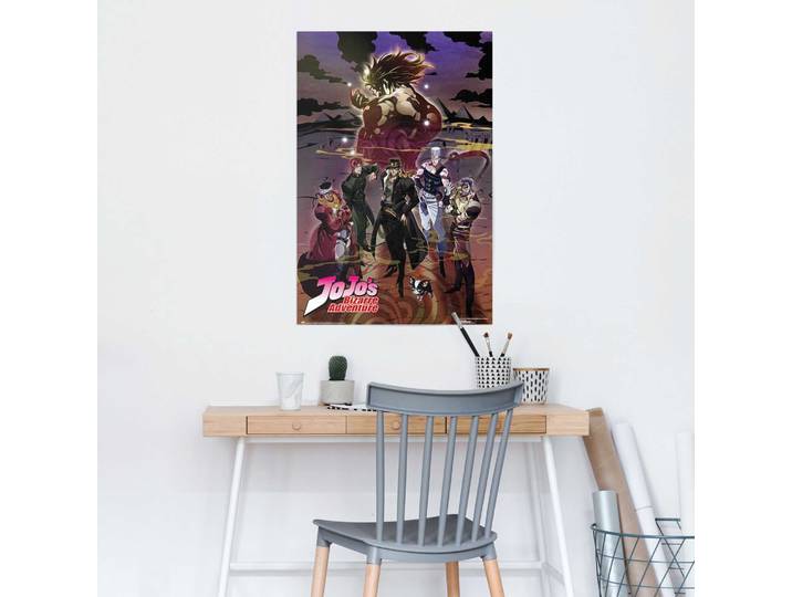 Affiche Jojo Bizarre Adventure Papier Multicolore 61 x 92 x 0cm