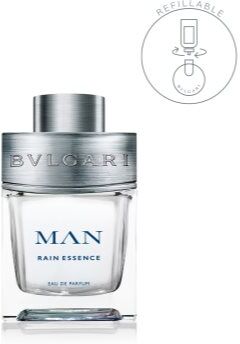 Bvlgari Man Rain Essence Eau de Parfum recarregável para homens 60 ml. Man Rain Essence