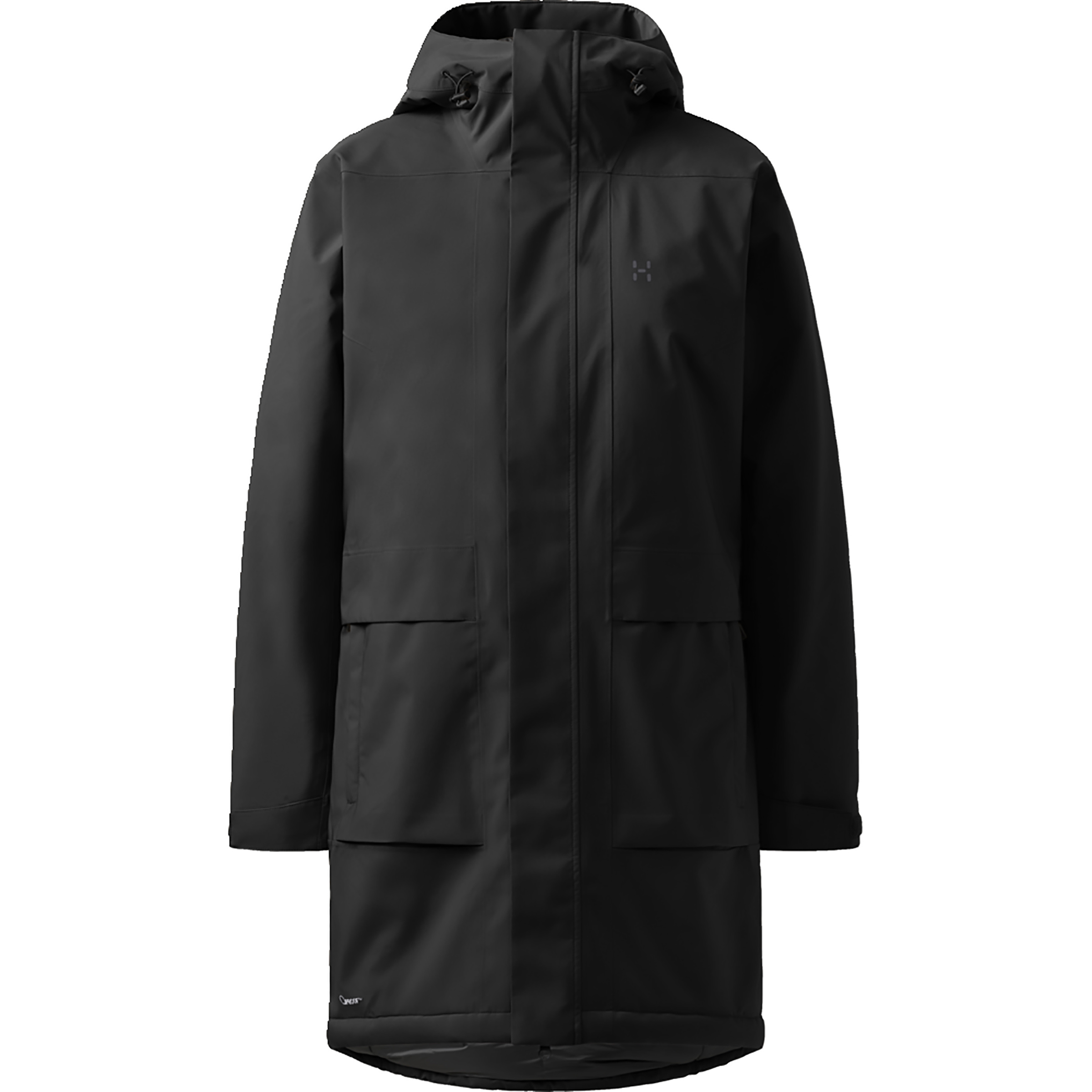 Haglöfs Salix Proof Mimic II Parka Damen Winterjacke grau Größe S Lifestyle Wasserdicht Wasserabweisend